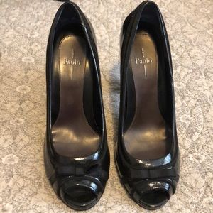 Paolo peep toe heels